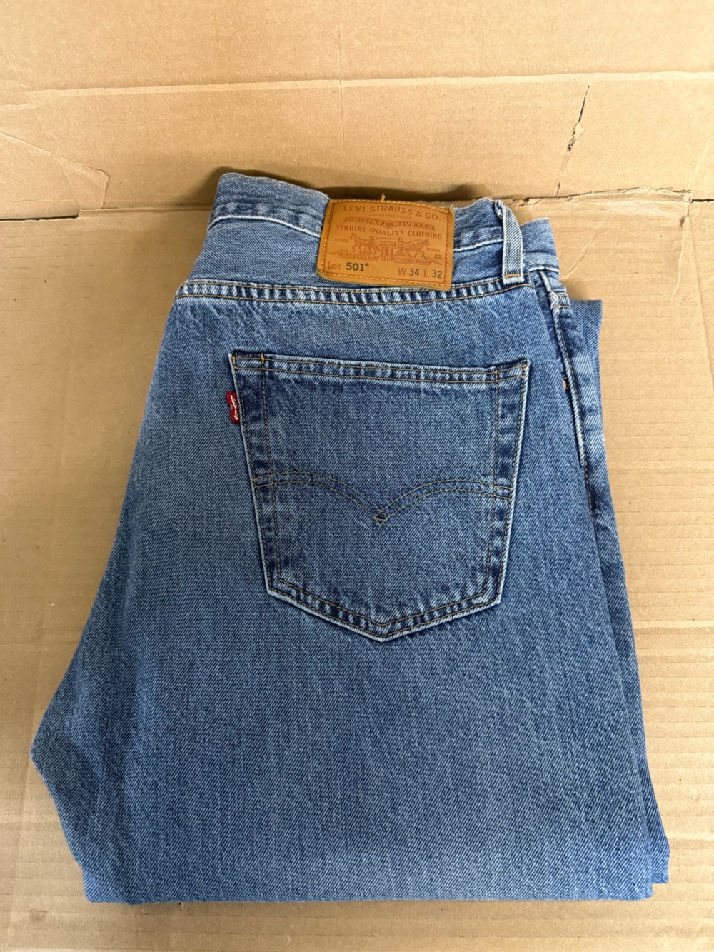 Levi's 501 Men's Blue Denim Jeans